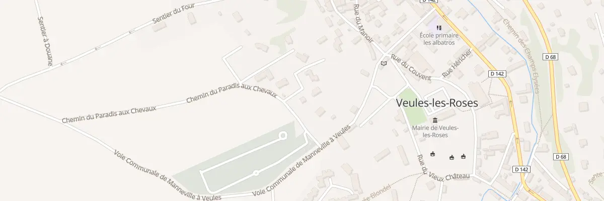 Plan du 6 All du Paradis à Veules-les-Roses