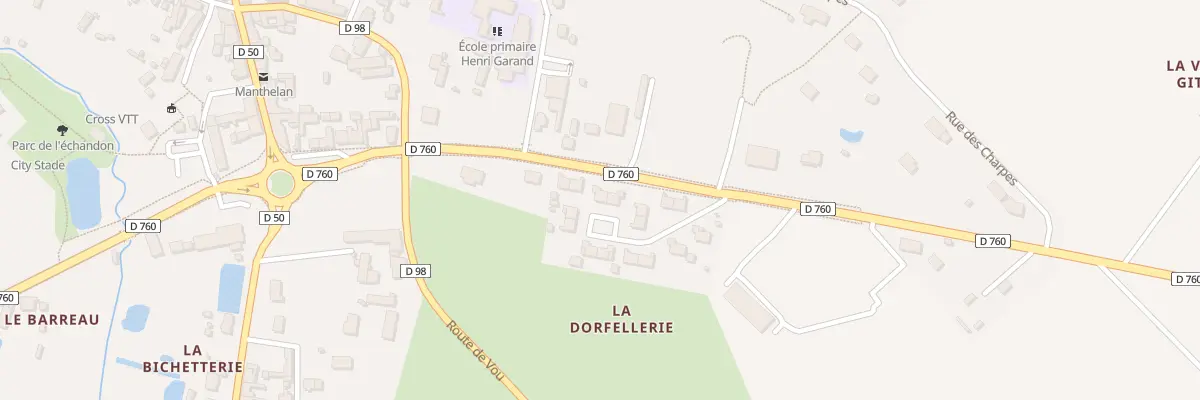 Plan du 5 Rue de la Dorfellerie à Manthelan