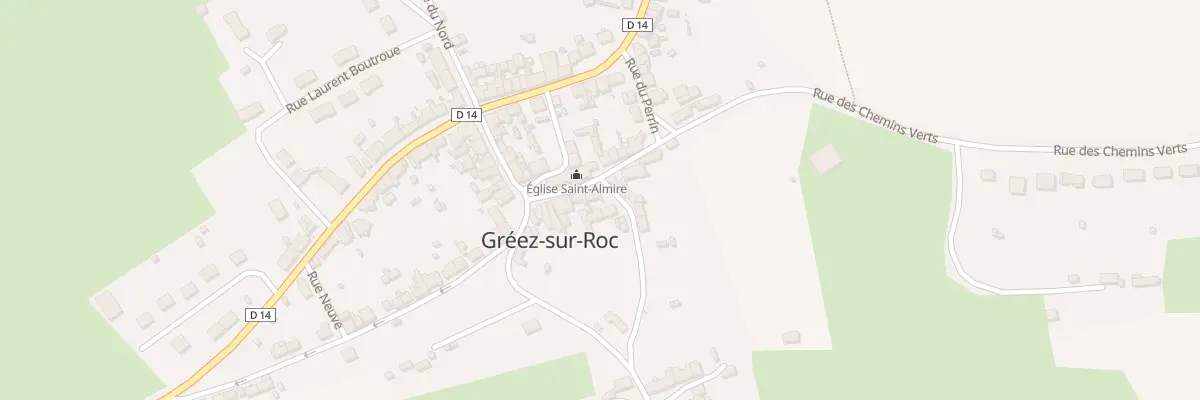 Plan du 14 Pl de l’Eglise à Gréez-sur-Roc