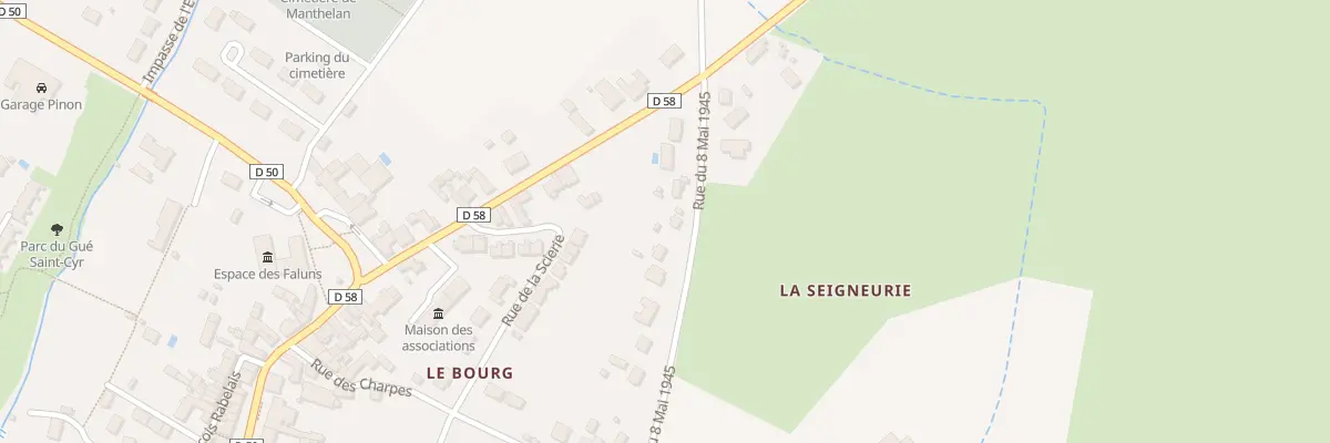 Plan du 5 Rue du 8 Mai 1945 à Manthelan