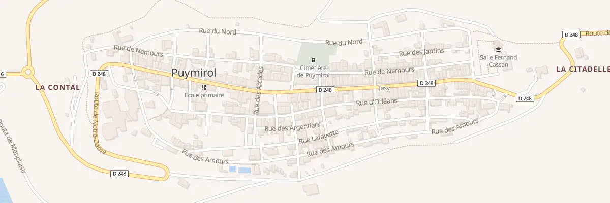 Plan du 36 Rue Royale à Puymirol