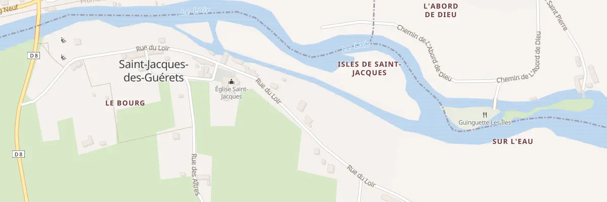 Plan du 22 Le Bourg à Saint-Jacques-des-Guérets