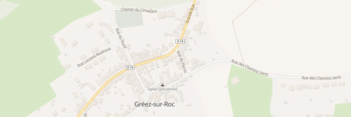Plan du 30 Gr Grande Rue à Gréez-sur-Roc