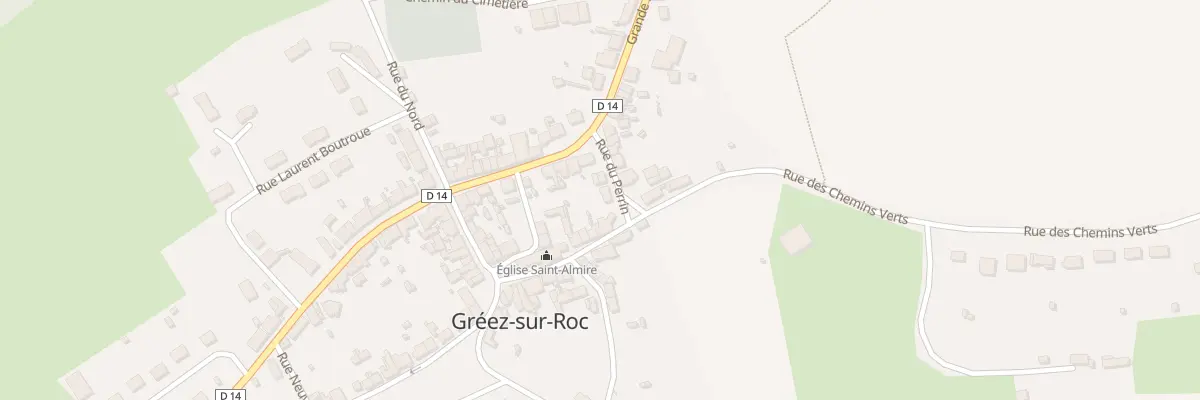 Plan du 3 Rue du Perrin à Gréez-sur-Roc