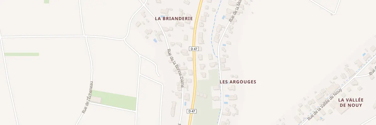 Plan du 14 Rte de Monnaie à Vouvray