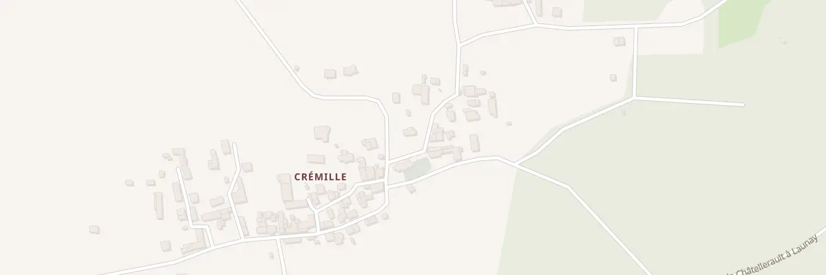 Plan du 93 Crémille à Pleumartin