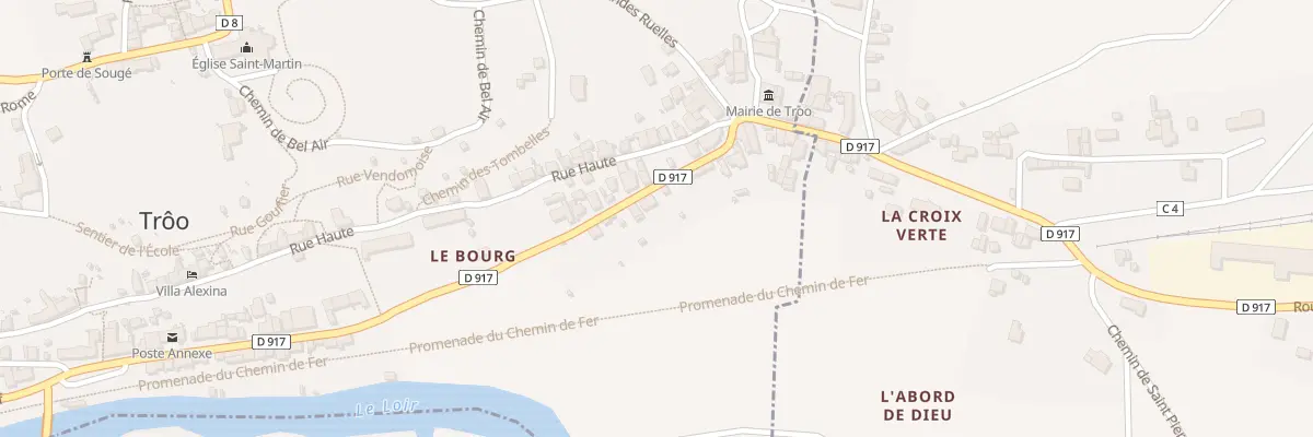 Plan du 8 Rue Auguste Arnault à Troo