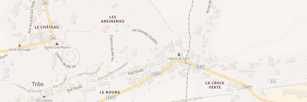 Plan du 8 Les Grandes Ruelles à Troo