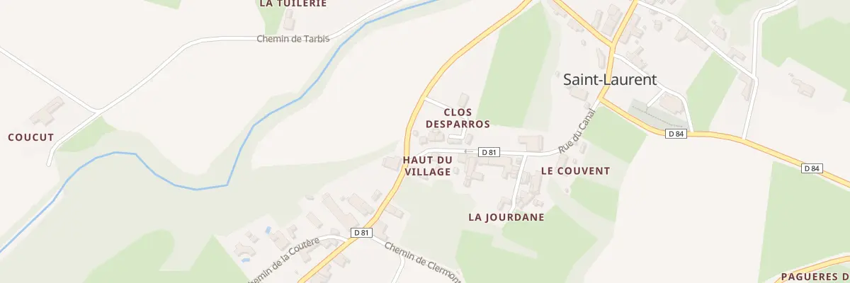 Plan du 67 Clos Desparros à Saint-Laurent