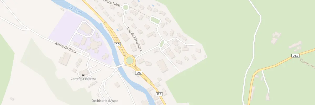 Plan du 8 Rue de Paloumère à Aspet