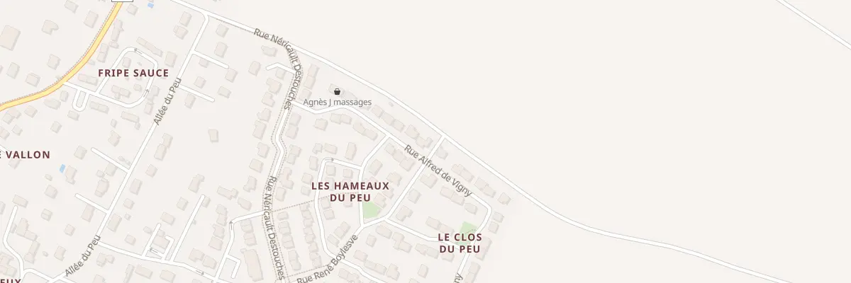 Plan du 15 Rue Alfred de Vigny à Esvres