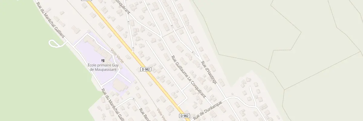 Plan du 138 Rue Guillaume le Conquerant au Trait
