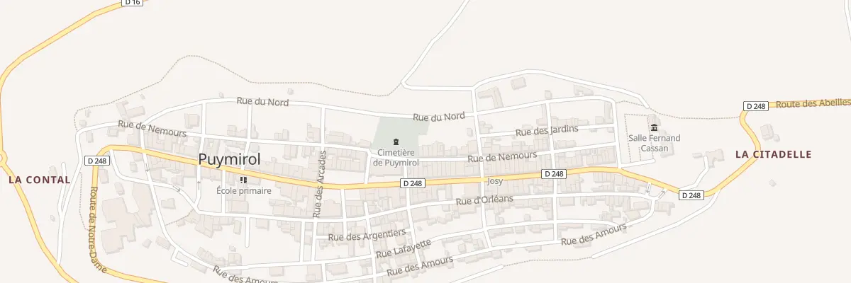 Plan du 21 Rue de Nemours à Puymirol