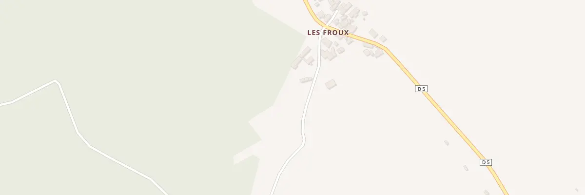 Plan du 5282 Les Froux à Lésigny
