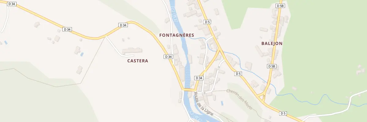 Plan du 234 Rte d’Izaut de l’Hotel à Aspet