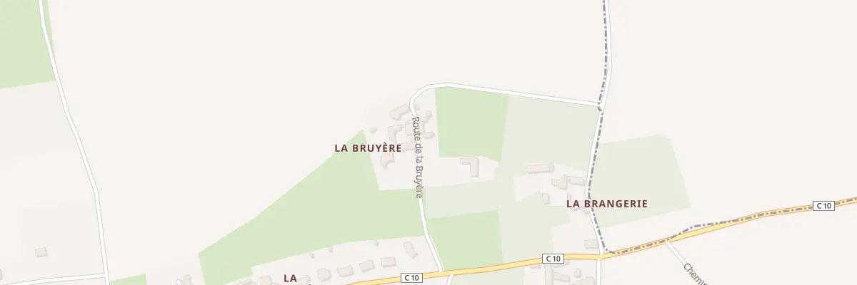 Plan du 3 La Bruyere à Cussay