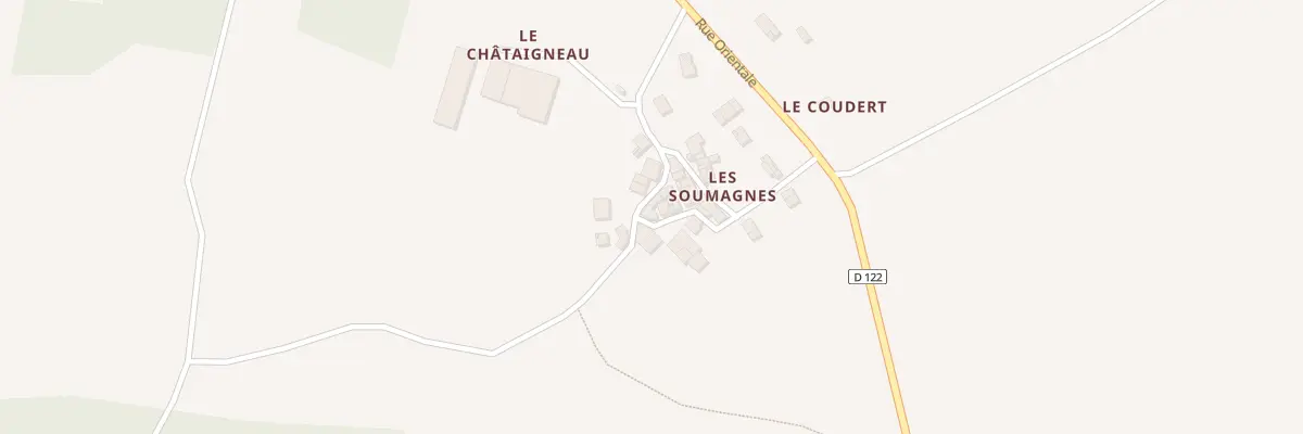Plan du 5220 Les Soumagnes à Vayres