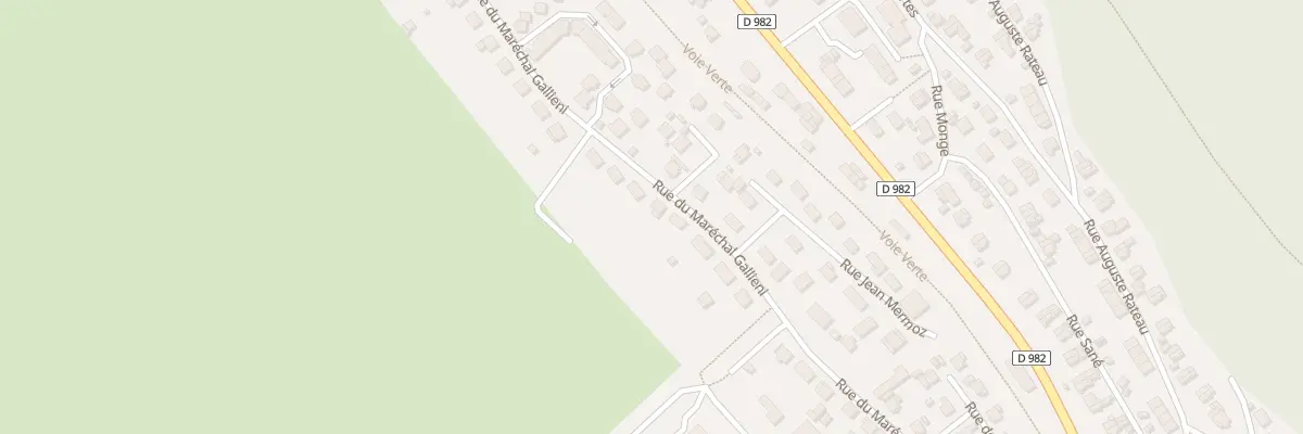 Plan du 737 Rue du Marechal Gallieni au Trait
