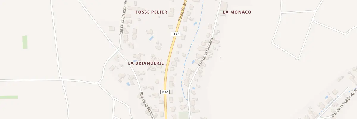 Plan du 37 Rte de Monnaie à Vouvray
