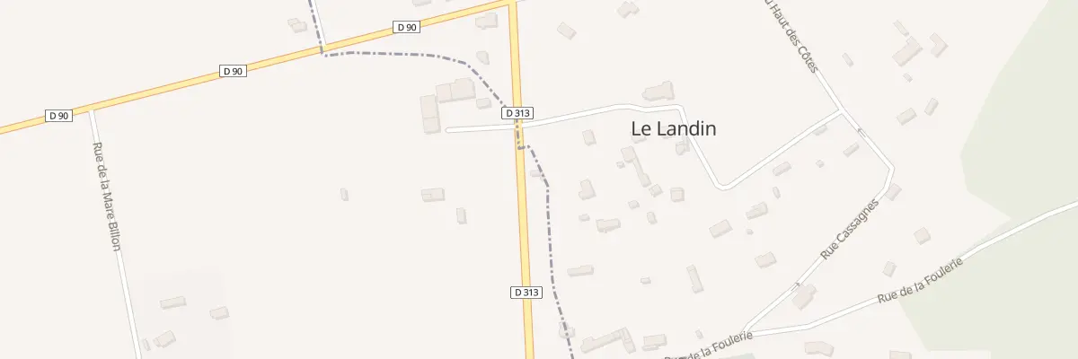 Plan du 2B Rte de la Mailleraye à Hauville