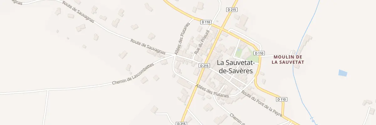 Plan du 65 Rue du Barry à La Sauvetat-de-Savères
