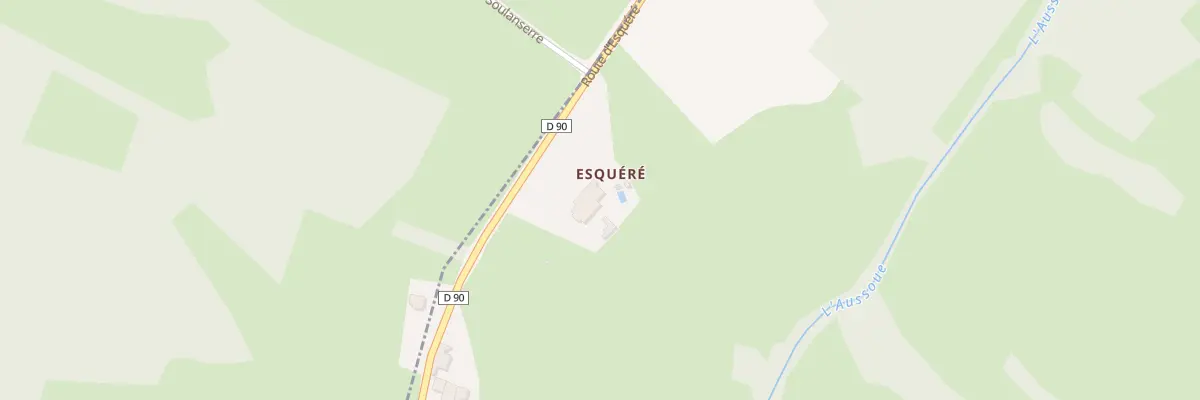 Plan du 2 Esquere à Lilhac