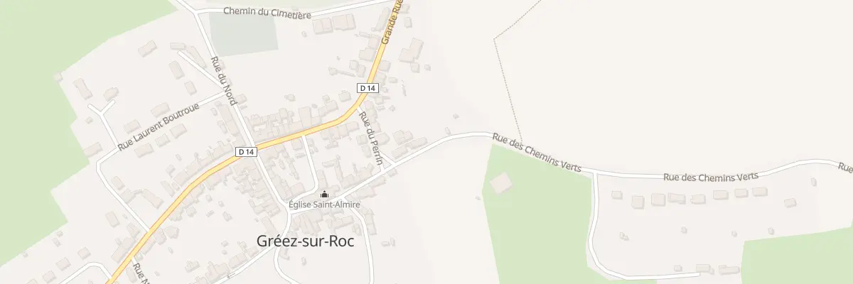 Plan du 9 Rue des Chemins Verts à Gréez-sur-Roc