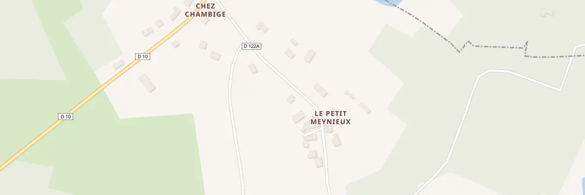 Plan du 5284 Le Petit Meynieux à Vayres