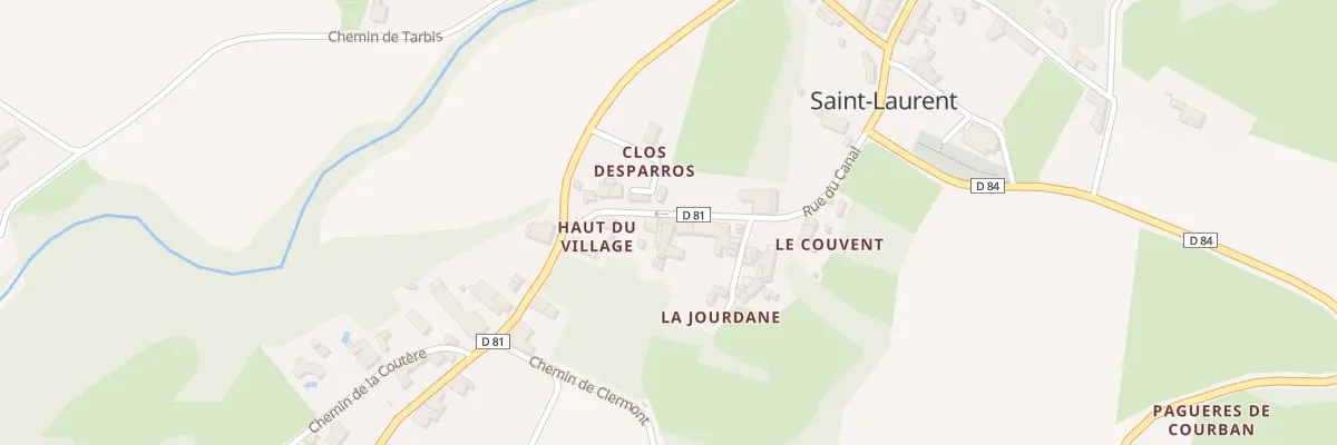 Plan du 71 Haut du Village à Saint-Laurent
