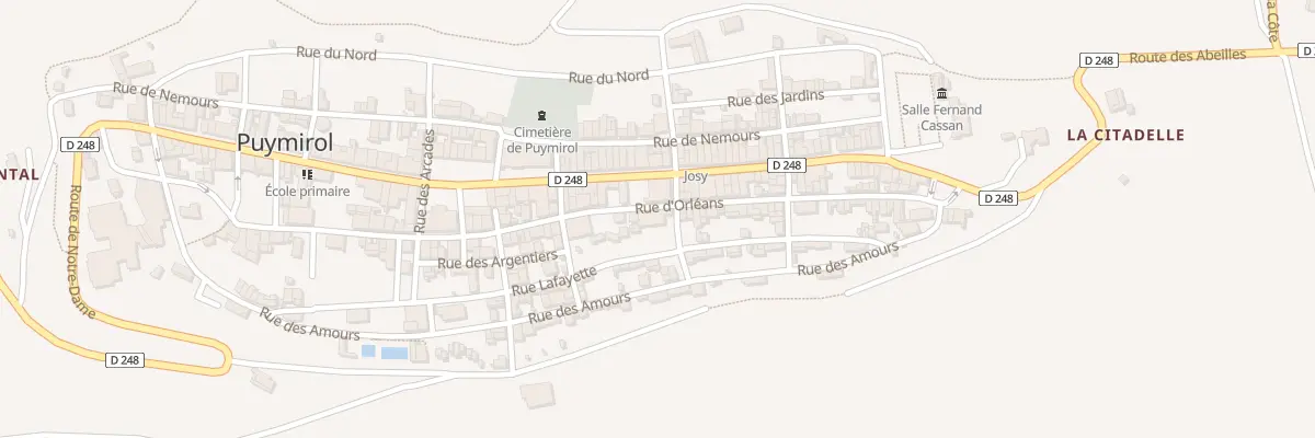 Plan du 44 Rue d’Orléans à Puymirol