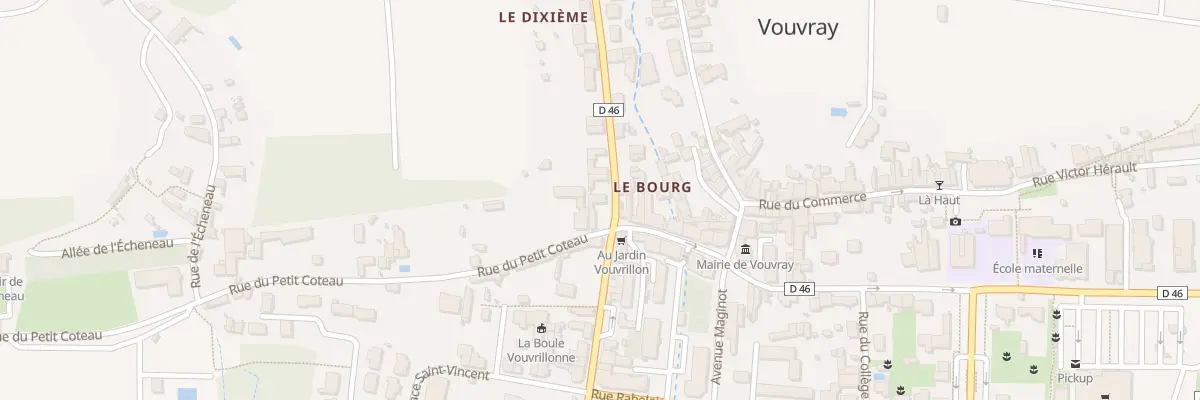 Plan du 4 Rue Victor Hugo à Vouvray