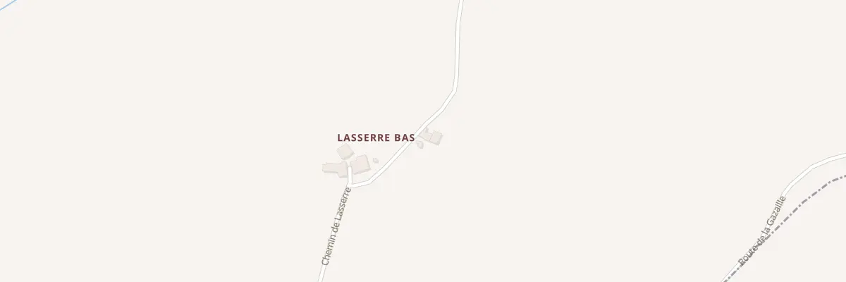 Plan du 34 Lasserre Bas à Saint-Robert