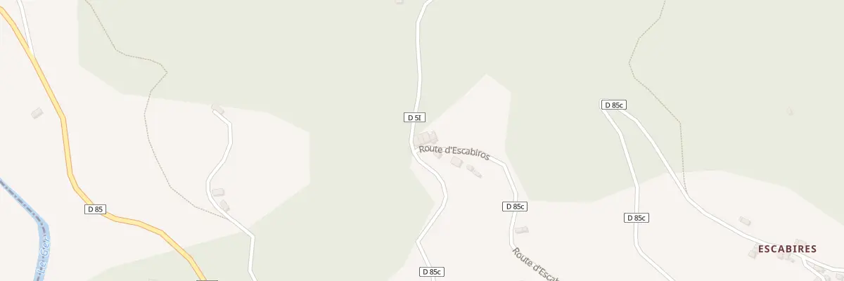 Plan du 7A La Peyrolise à Castagnède