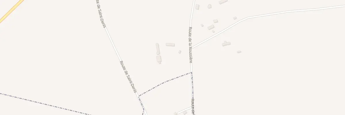 Plan du 290 Rte de la Roussiere à Saint-Denis-des-Monts