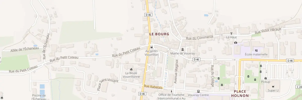 Plan du 2 Av Léon Brûlé à Vouvray