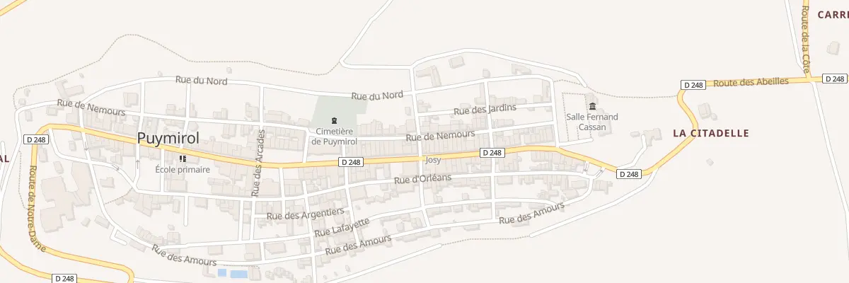 Plan du 9 Rue de la Rause à Puymirol