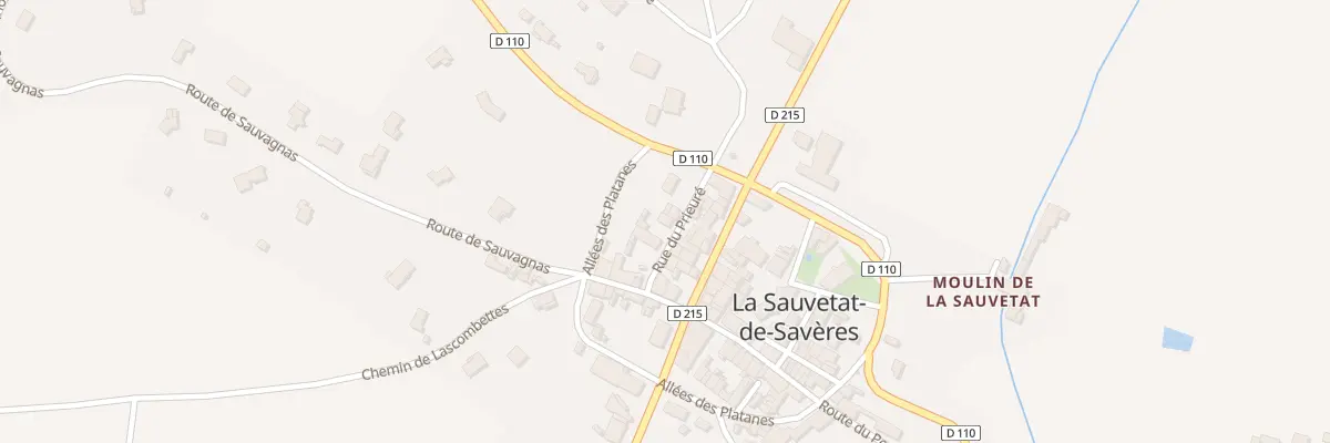 Plan du 56 Rue du Prieuré à La Sauvetat-de-Savères