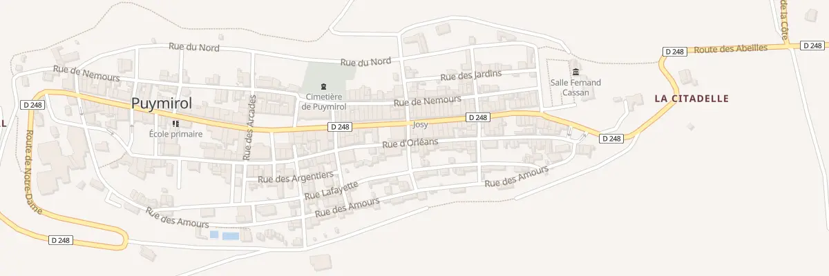 Plan du 45 Rue d’Orléans à Puymirol