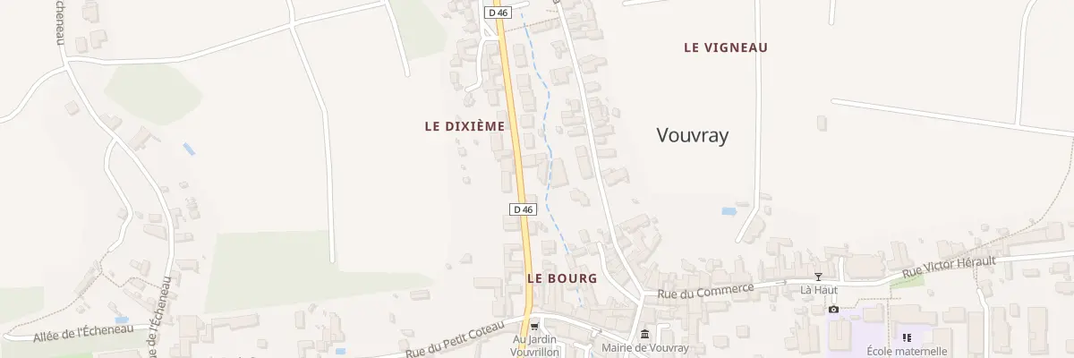 Plan du 7 Rue Victor Hugo à Vouvray