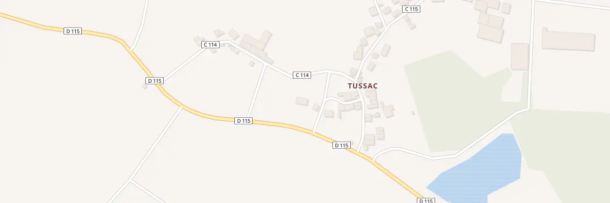 Plan du 10 Tussac à Leignes-sur-Fontaine