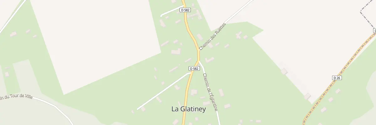 Plan du 8 Rte de Glatiney à Saint-Paul-de-Fourques