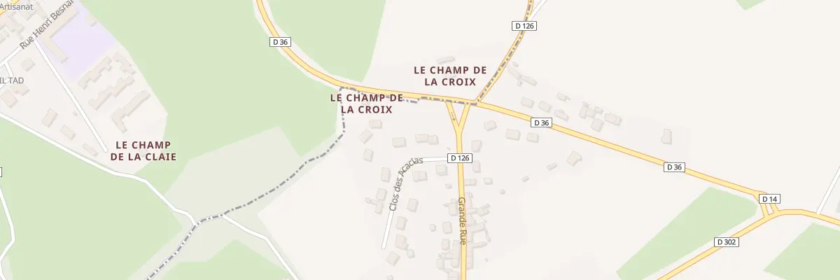 Plan du 4 Clos des Acacias à Melleray
