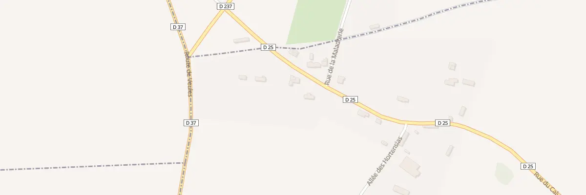 Plan du 1415 Rue du Calvaire à Gonzeville