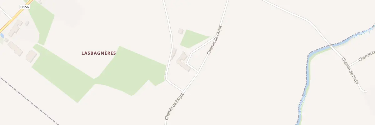 Plan du 67 Lasbagneres à Molas