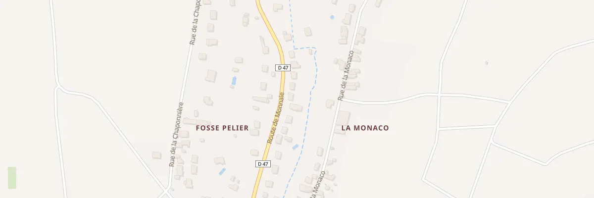 Plan du 53 Rte de Monnaie à Vouvray