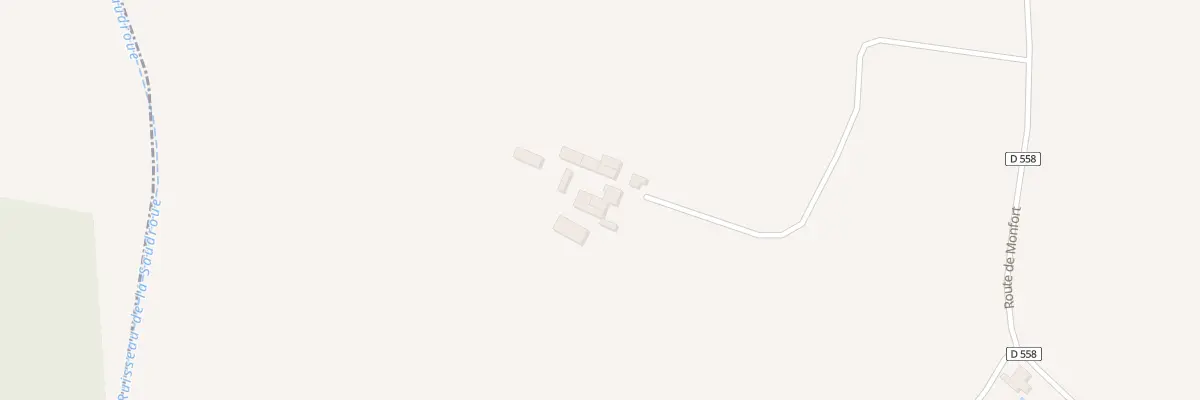 Plan du 1200 Rte de Monfort à Cadeilhan