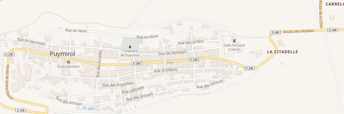 Plan du 81 Rue Royale à Puymirol