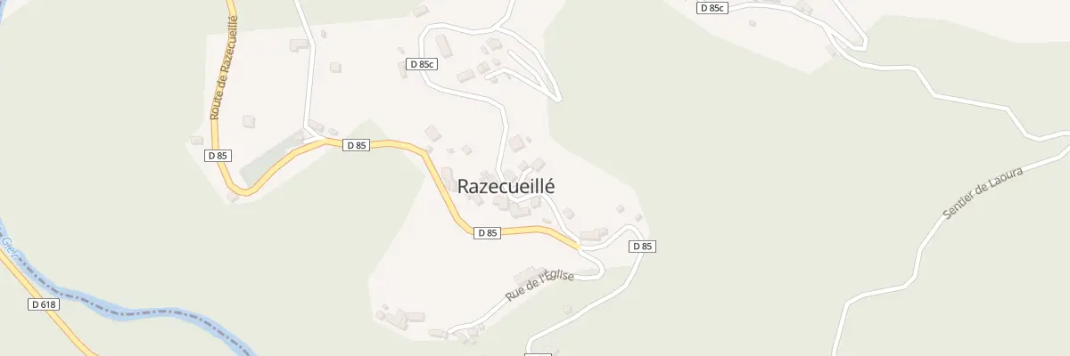 Plan du 16 Imp de la Mairie à Razecueillé