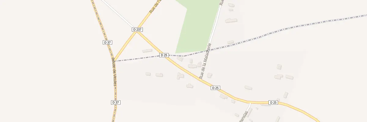 Plan du 1428 Rue du Calvaire à Gonzeville