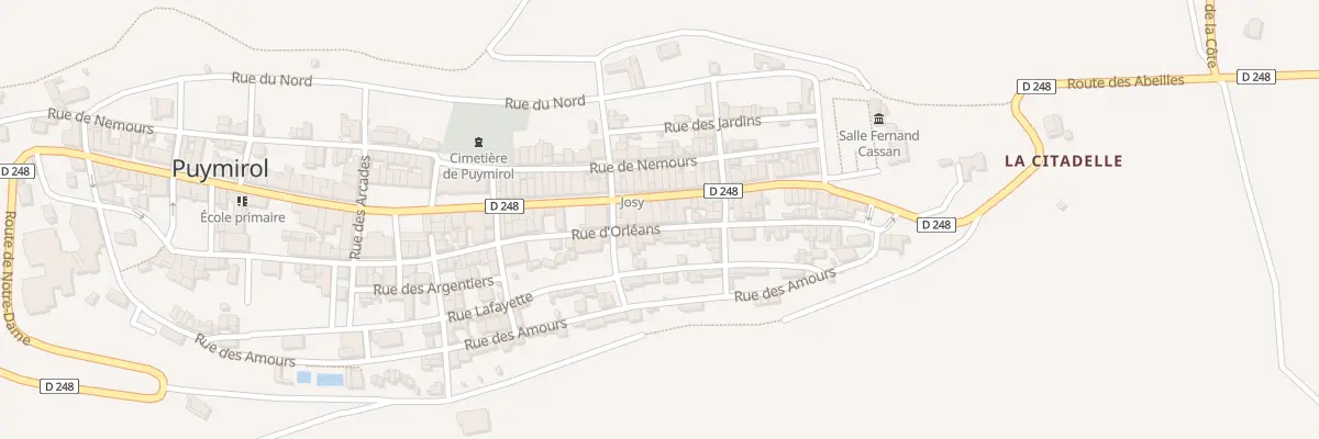 Plan du 60 Rue Royale à Puymirol